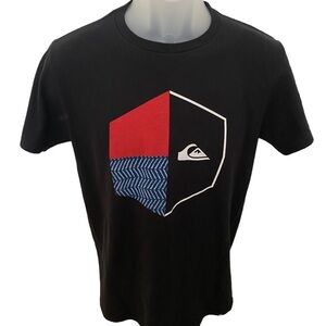 QUIKSILVER Surf Red, White & Blue Tee Shirt Men S/P Small